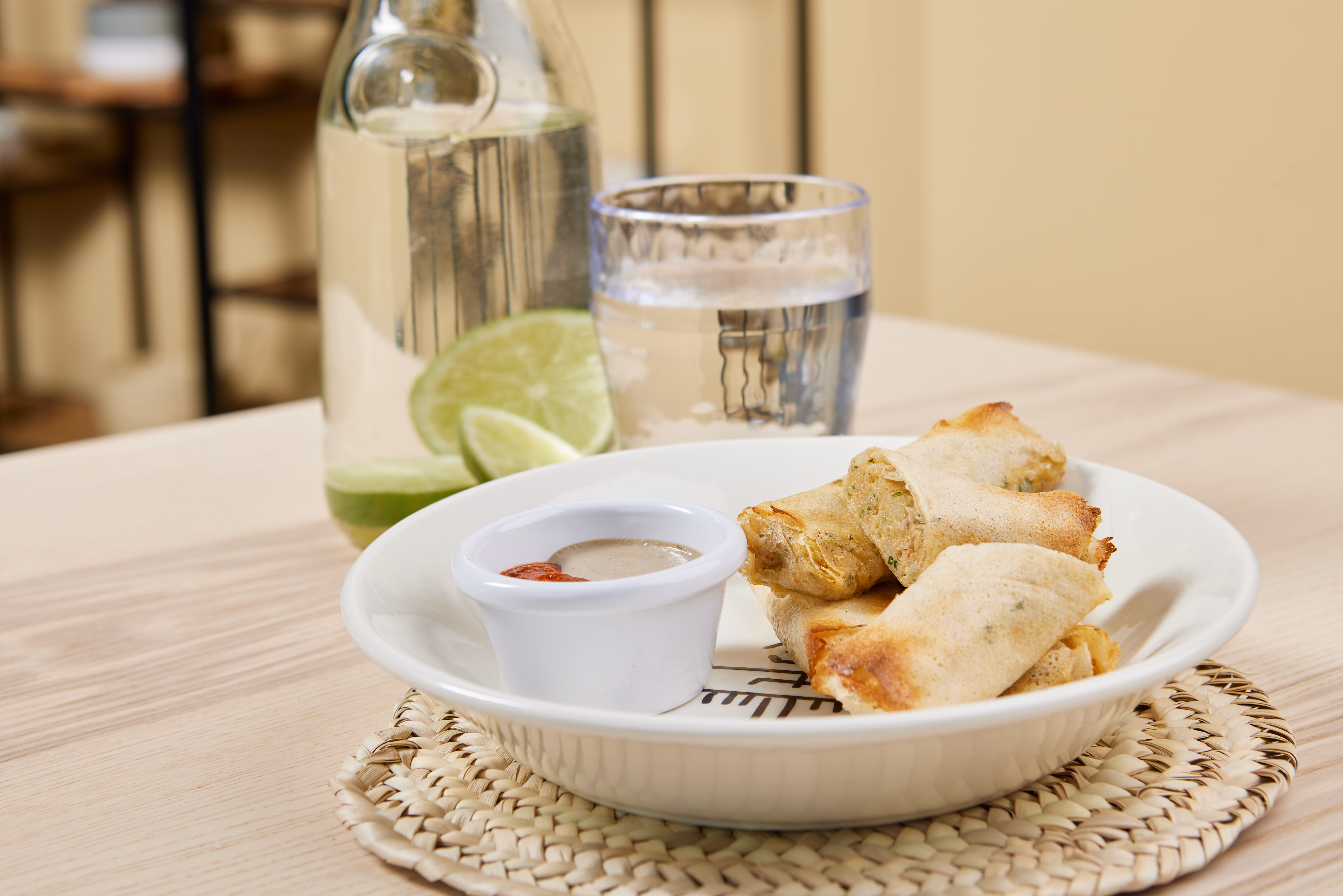 Plat servi dans un restaurant Koujena